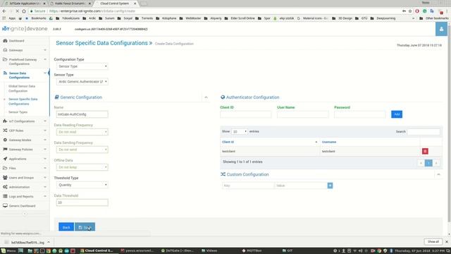 IoTGate MQTT Client Authentication