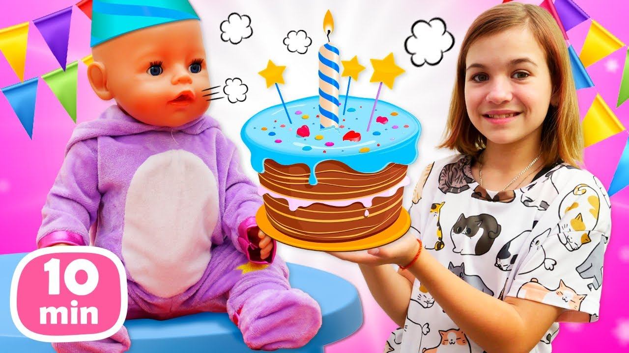 День рождения куклы Беби Бон  Сборник видео для девочек