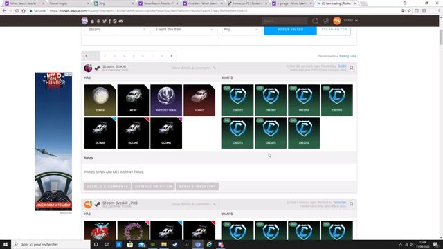 MEILLEURS SITES DE TRADE ! ROCKET LEAGUE FR !