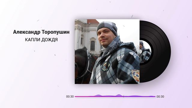 Капли дождя - Александр Торопушин (презентация песни)