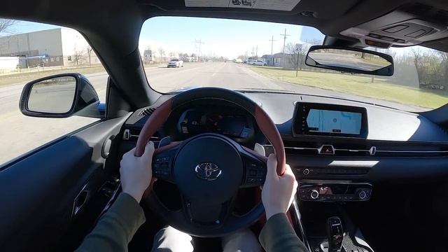 2022 Toyota GR Supra 3.0 Premium - POV Test Drive (Binaural Audio)