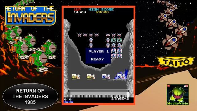 RETURN OF THE INVADERS - Año 1985 - Arcade 80´s