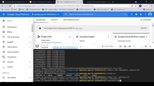 CloudReady Facilitator | Skill Badge 4: Deploy to Kubernetes in Google Cloud | GSP318