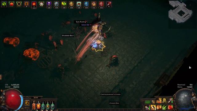Path of Exile Lancing Splitting Steel 83 Lair of the Hydra