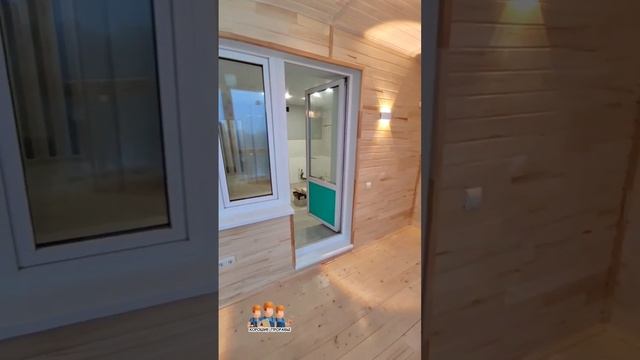 Балкон из вагонки #ремонтквартирновочебоксарск #дизайнквартирчебоксары #плиткачебоксары