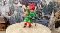 Ватная игрушка. Тина Стрелец.
