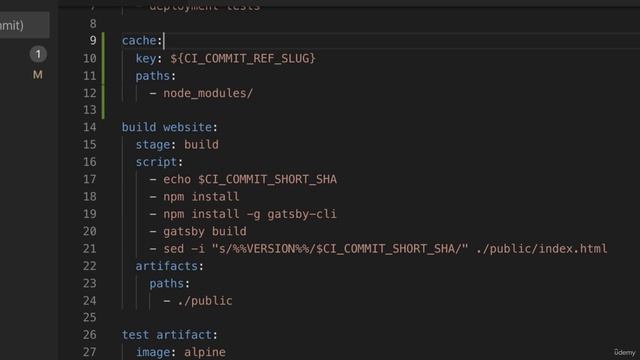 Udemy. Gitlab CI/CD. 23. Pipeline triggers / Retrying failed jobs / Pipeline schedules