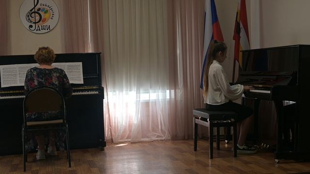 Колосова Юлианна И. Беркович "Концерт №2" для двух форт. часть 2