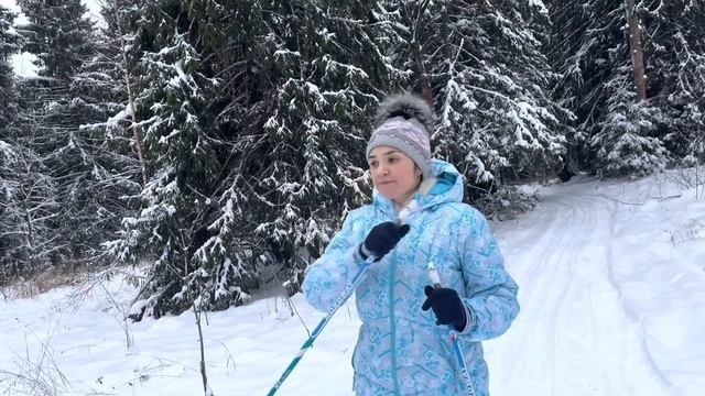 Лыжная прогулка. 11 декабря 2022. Поселок Лётчик-испытатель.