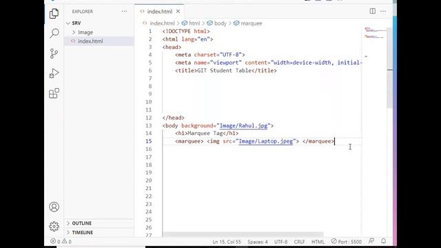 About Marquee Tag in HTML | GIT Education