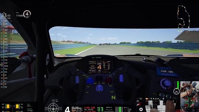Assetto Corsa | McLaren 720S GT3 at Watkins Glen Boot | Pedal & Wheel Onboard Cam