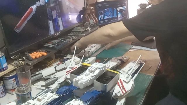 ROBOTECH 2 NAVES SDF  1 TERMINADAS AL 100