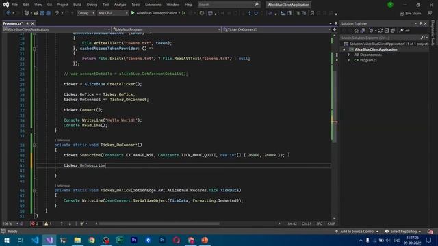 Alice Blue API V2 - .Net Client Library Integration | Getting  Started Guide | Algo Trading