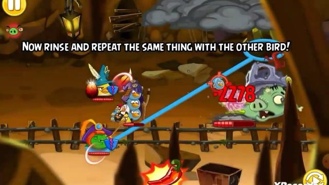 Risk or Reward? - Angry Birds Epic Cave 19 Boss (with @positivepersaudrebooted3500's strategy)
