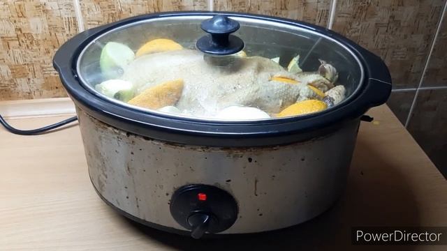 .Готовлю новогоднего гуся в медленноварке