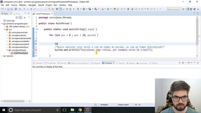 ? Tempo de interrupção com Sleep - Formação Java Web Full-Stack