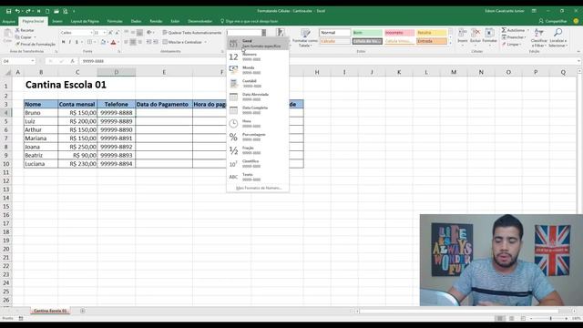 Curso Excel | AULA 03 | Formatando sua Planilha
