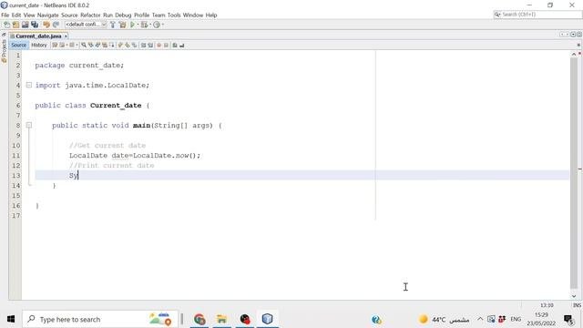 How to get current date using Java