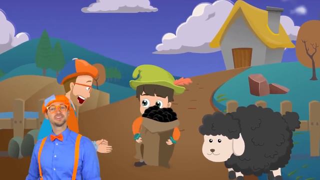 Bedtime Songs with Blippi  Baa Baa Black Sheep - Lullaby for Sleep