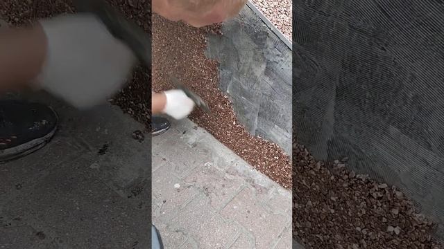 каменный ковер на вертикаль