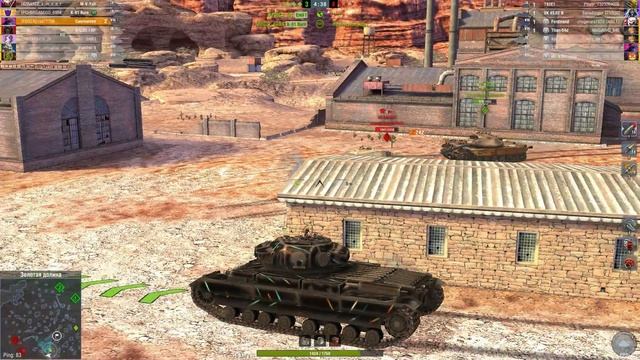 Один из лучших танков 8 лвл Tanks Blitz Wot Blitz CAERNARVON