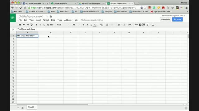 Hyperlinking Text While Directing Domains With GMail Drive!