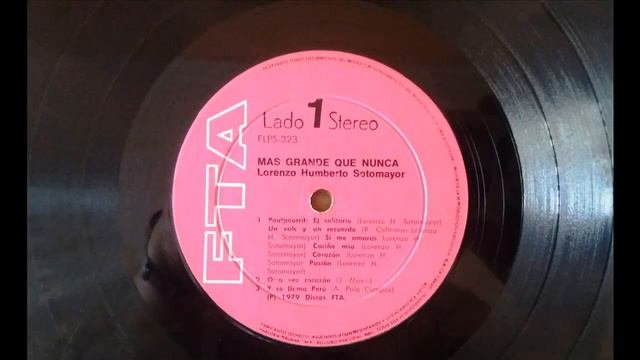 Piano Peruano. Lorenzo Humberto Sotomayor. Otra vez Corazón. Vals Peruano.