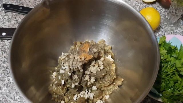 Шикарный Салат из Печеных Баклажанов
