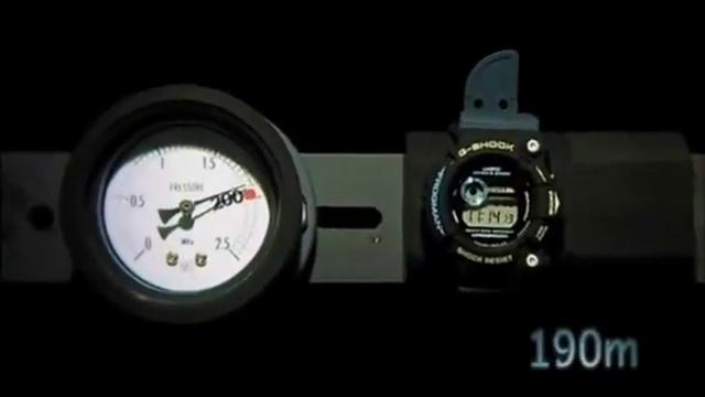 G Shock Test - Water Pressure Resistance Video