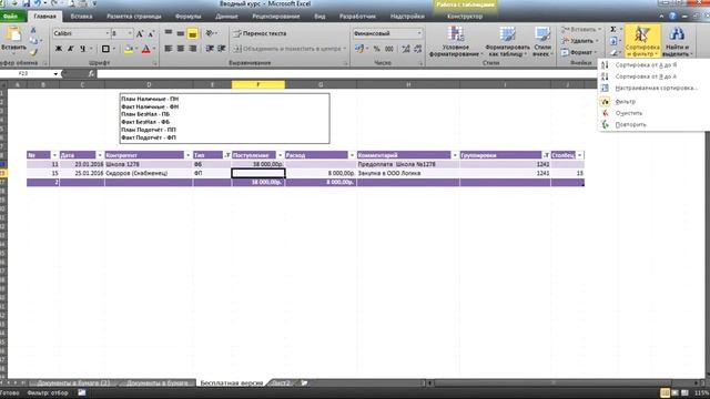 Учёт денег на бумаге и в  Microsoft Excel без формул