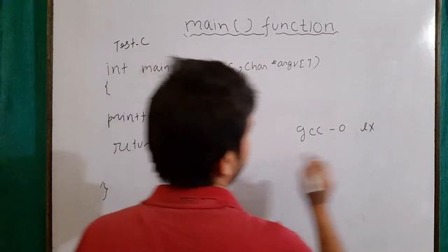 main function in c programming | using argc & argv parameters in c | functions in c : part 7