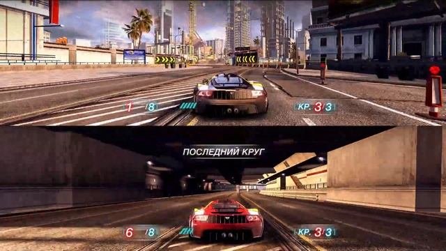 Веселые разрушения и подгорания в SplitSecond. Часть 1. Кооператив. PEGI 7