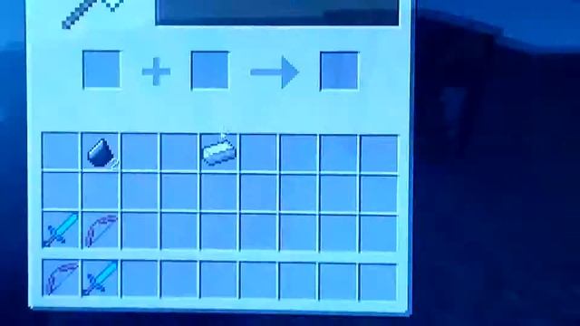 Как сделать огненный лук и меч.