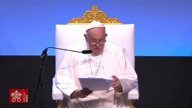 Marseille, Final Session of the “Rencontres Méditerranéennes”, 23 September 2023, Pope Francis