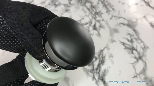 Донный клапан с переливом Royal Art AR-060BM