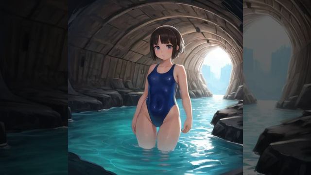 Девчонки в подземных водоемах