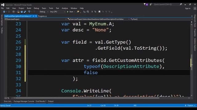 get enum description from value - c#