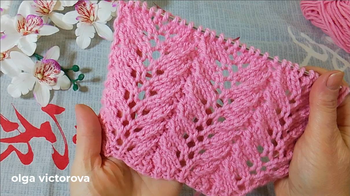 Ажурные дорожки спицами 208 Вязание Узоры спицами Knitting patterns