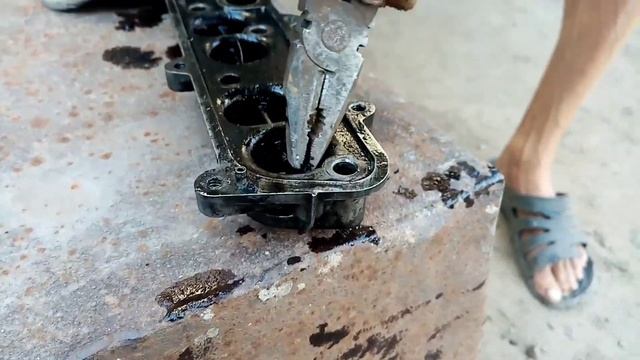 Чистка впускного коллектора и удаление заслонок Opel