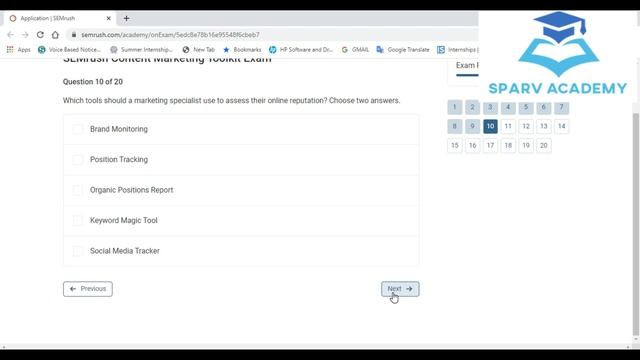 SEMrush Content Marketing toolkit Exam Answers 2020 | SEMrush Digital Marketing Free Certificate |