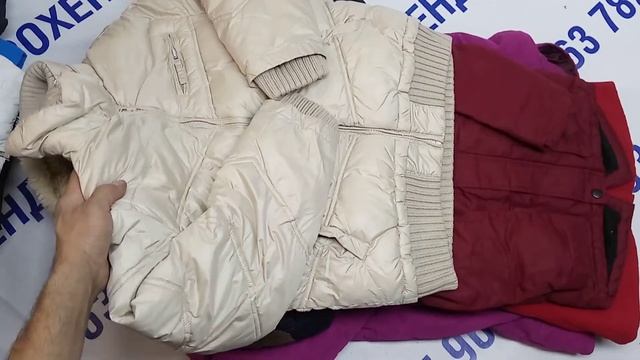 Мешок № 16911. Куртки детские Австрия Крем арт.3063 вес 24,6 кг. Кол-во 45шт