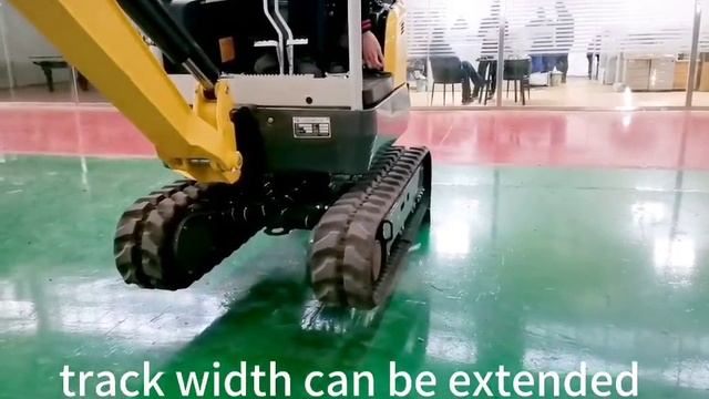 Секрет устойчивости мини-экскаватора Rippa раздвижное телескопическое шасси