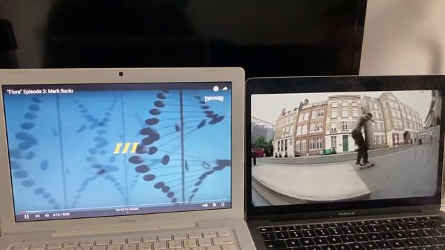 Side by Side Comparison 2007 Core2Duo MacBook to 2020 M1 Macbook