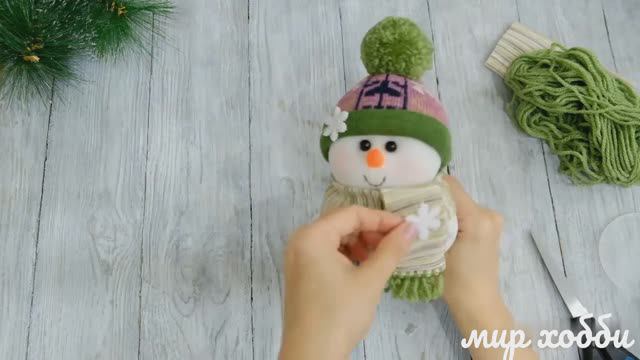 ⛄ Чудесный Снеговик из Банки 🍬 Сладкий Подарок на Новый Год 🎄