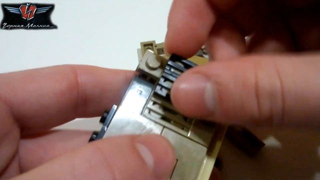 Лего мини танк FV201(А45) (самоделка из лего)