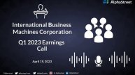 International Business Machines Corporation Q1 2023 Earnings Call