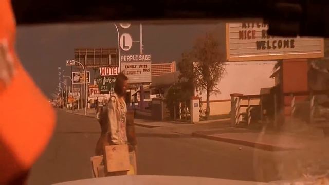 Fear and loathing in Las Vegas - Lucy crossing the street