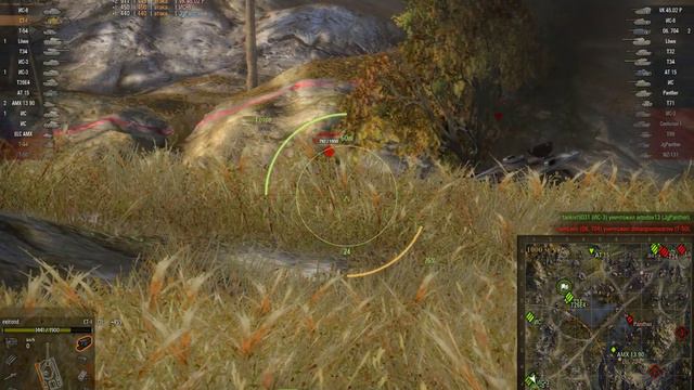 WoT: Стрельба "крышей"