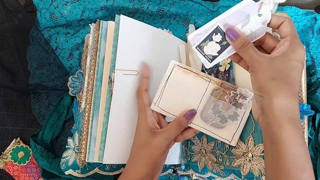 Boho themed junk journal