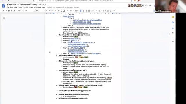 Kubernetes Release Team Bi-Weekly Meeting 20221111